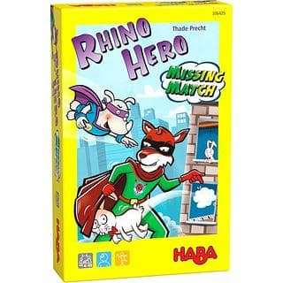 Portada juego de mesa Rhino Hero: Missing Match