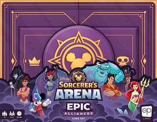 Portada juego de mesa Disney Sorcerer's Arena: Epic Alliances Core Set