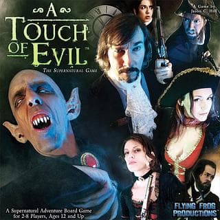 Portada juego de mesa A Touch of Evil: The Supernatural Game