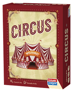 Portada juego de mesa Circus