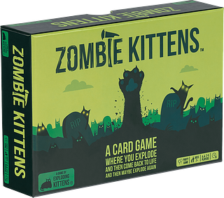 Portada juego de mesa Zombie Kittens
