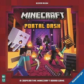 Portada juego de mesa Minecraft: Portal Dash