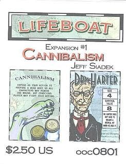 Portada juego de mesa Bote Salvavidas Expansión#1: Canibalismo