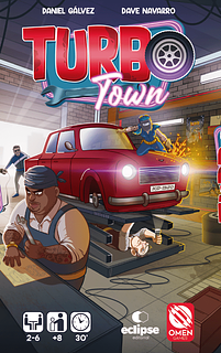 Portada juego de mesa Turbo Town