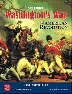 Portada juego de mesa Washington's War
