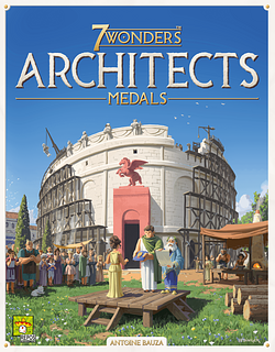 Portada juego de mesa 7 Wonders: Architects – Medals