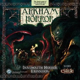Portada juego de mesa Arkham Horror: El Horror de Innsmouth