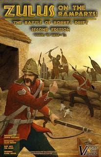 Portada juego de mesa Zulus on the Ramparts!: The Battle of Rorke's Drift – Second Edition