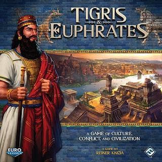 Portada juego de mesa Tigris y Éufrates
