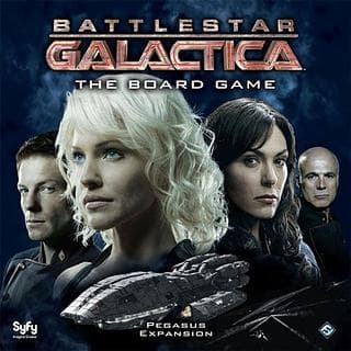 Portada juego de mesa Battlestar Galactica: Expansión Pegasus