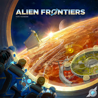 Portada juego de mesa Alien Frontiers: Aurora