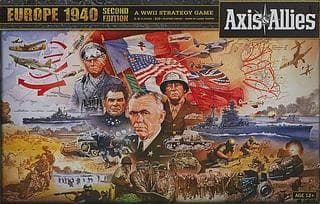 Portada juego de mesa Axis & Allies Europe 1940