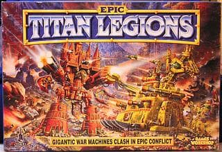 Portada juego de mesa Titan Legions