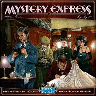 Portada juego de mesa Mystery Express