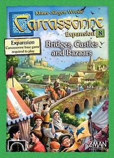Portada juego de mesa Carcassonne: Mercados y Puentes