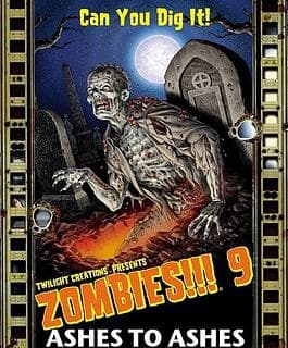Portada juego de mesa Zombies!!! 9: Cenizas a las Cenizas