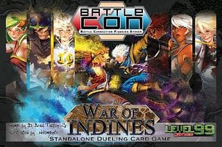 Portada juego de mesa BattleCON: War of Indines