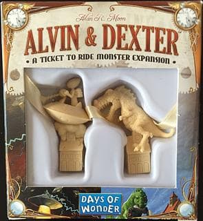 Portada juego de mesa Aventureros al tren: Alvin & Dexter