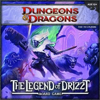 Portada juego de mesa Dungeons & Dragons: The Legend of Drizzt Board Game