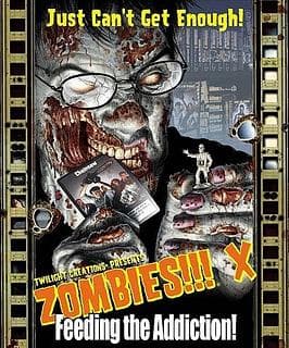 Portada juego de mesa Zombies!!! X: Vicios que Matan