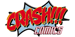 Logo de la tienda juegos de mesa - Crash Comics